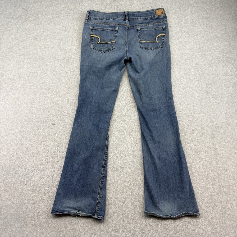 American Eagle AE Artist Bootcut Jeans Size 10 Boot Flare‎ Low Rise Denim 33x33